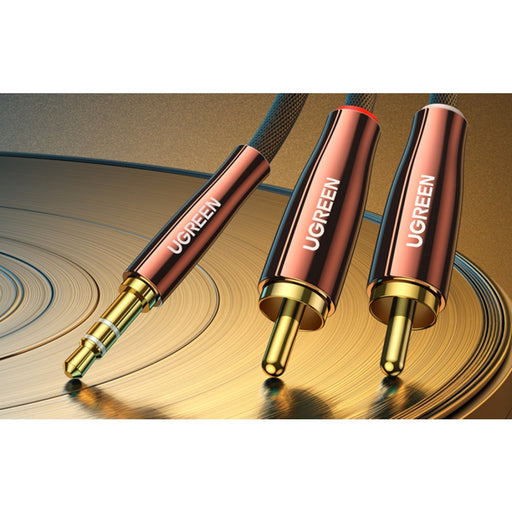 Kабел UGREEN AV170 2x RCA (чинч) към 3.5mm жак