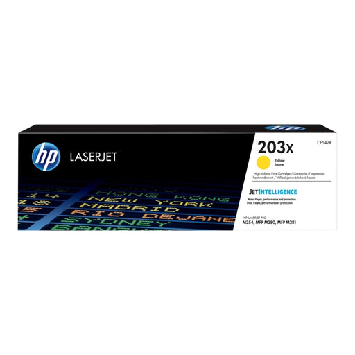 Consumable HP 203Х Original LaserJet Toner Cartridge Yellow