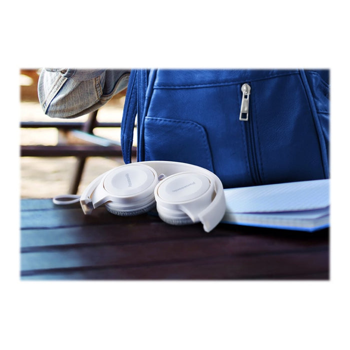 Panasonic олекотени стерео слушалки бели