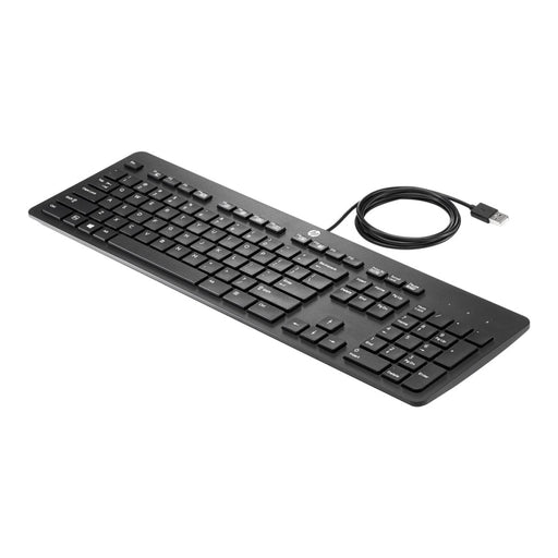 Клавиатура HP USB Business Slim черна