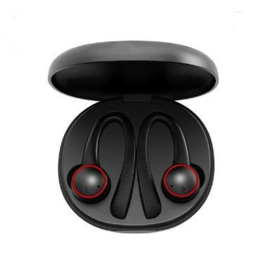 Безжични слушалки RQ18 Bluetooth, Powerbank, закачване тип кука за стабилно носене