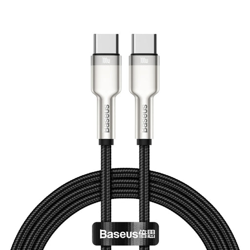 Кабел Baseus Cafule USB - C към 100W 1m черен