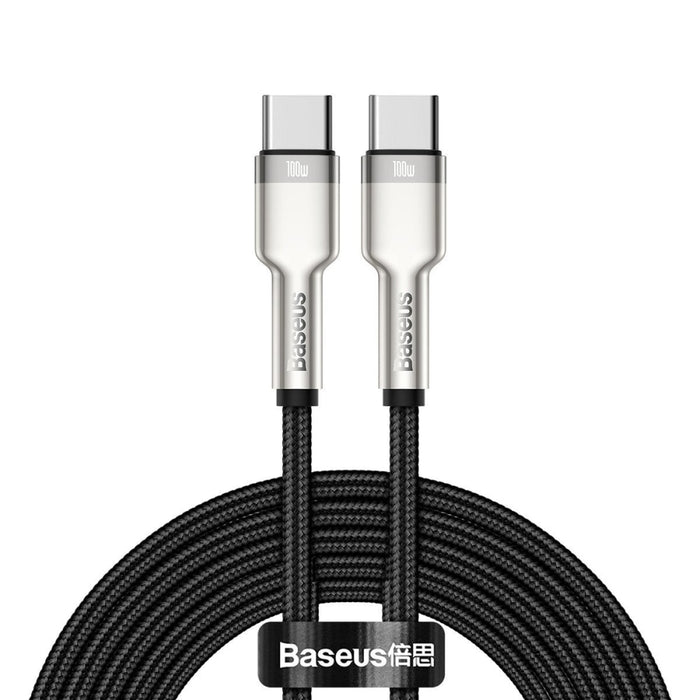 Кабел Baseus Cafule USB - C към 100W 2m черен
