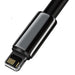 Кабел Baseus Tungsten Gold USB към Lightning 2.4A 1m черен