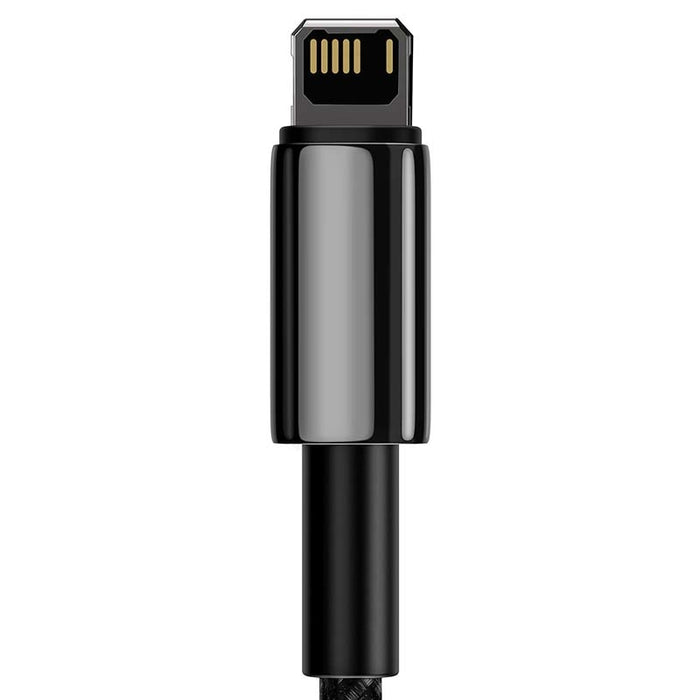 Кабел Baseus Tungsten Gold USB към Lightning 2.4A 2m черен