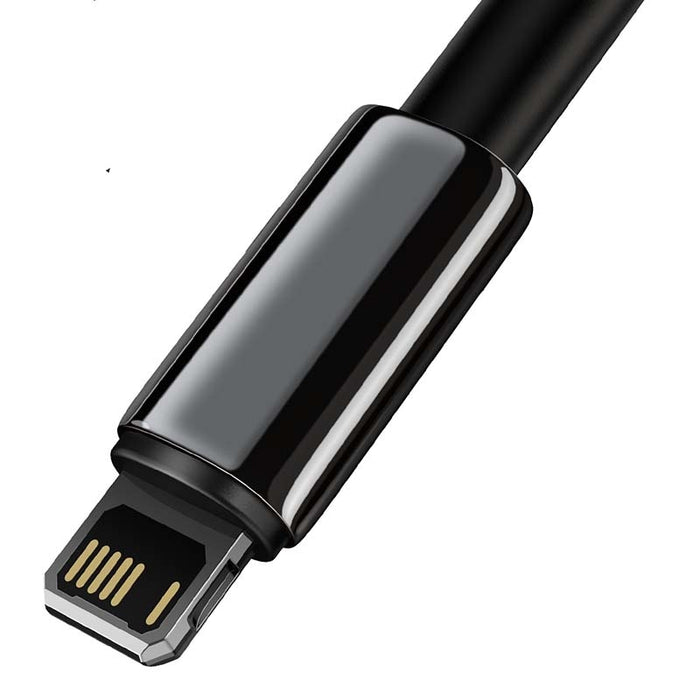 Кабел Baseus Tungsten Gold USB към Lightning 2.4A 2m черен