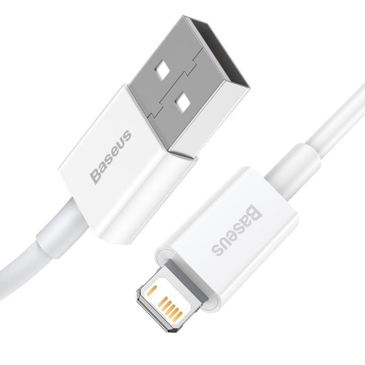 Кабел Baseus Superior Series USB към Lightning 2.4A 2m бял