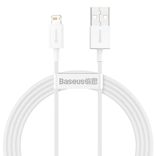 Кабел Baseus Superior Series USB към Lightning 2.4A 1.5m бял