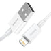 Кабел Baseus Superior Series USB към Lightning 2.4A 1.5m бял