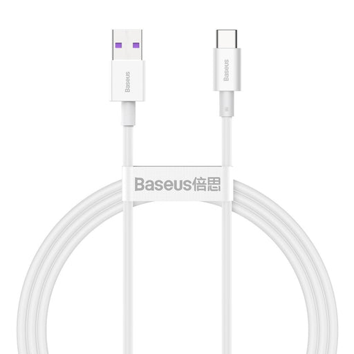Кабел Baseus Superior Series USB към USB - C 66W 1m бял