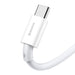 Кабел Baseus Superior Series USB към USB - C 66W 1m бял