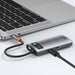 Хъб 4в1 Baseus Metal Gleam Series USB - C към USB