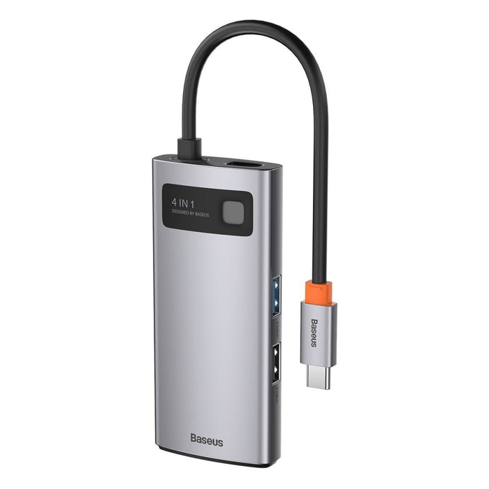 Хъб 4в1 Baseus Metal Gleam Series USB - C към USB