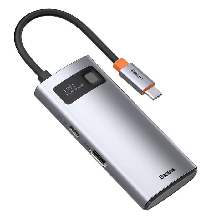 Хъб 4в1 Baseus Metal Gleam Series USB - C към USB