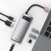 Хъб 6в1 Baseus Metal Gleam Series USB - C към 3x USB