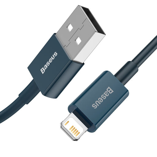 Кабел Baseus Superior Series USB към Lightning 2.4A 1m син