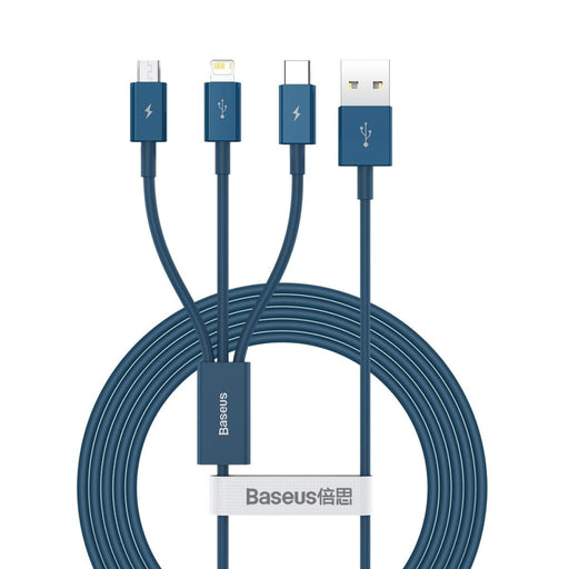 USB кабел 3в1 Baseus Superior Series към micro