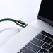 Кабел за дисплей Baseus USB - C към Type - C 100W 1m зелен