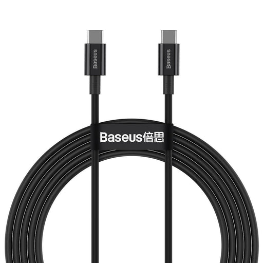 Кабел Baseus Superior Series USB - C към 100W 2m черен