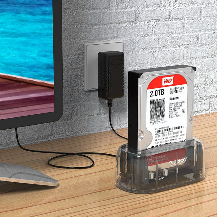 Докинг станция Orico с 1 гнездо за HDD/SSD 3,5’ USB - C 3.1