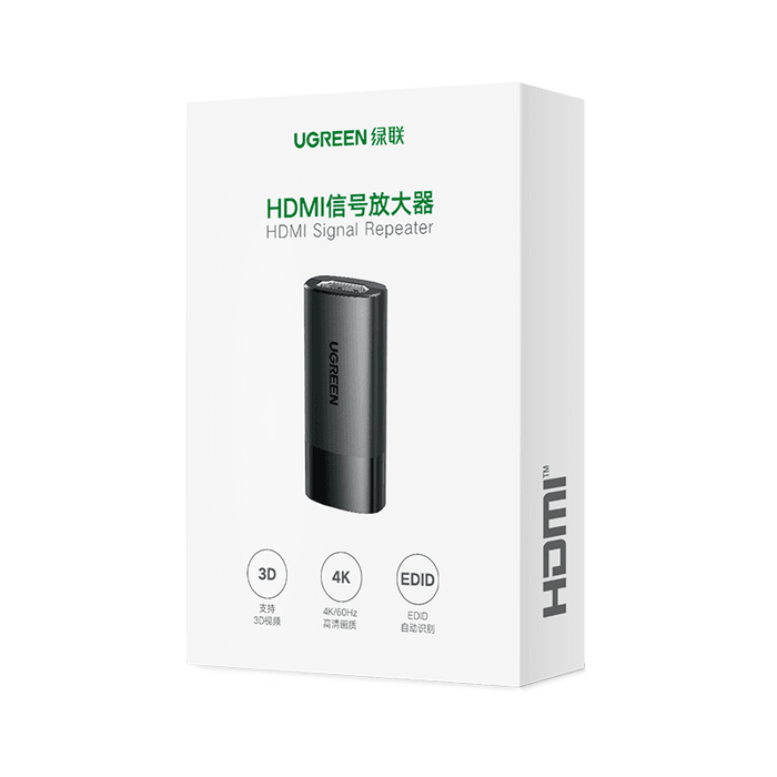 UGREEN CM429 HDMI 4K адаптер повторител на сигнала (черен)