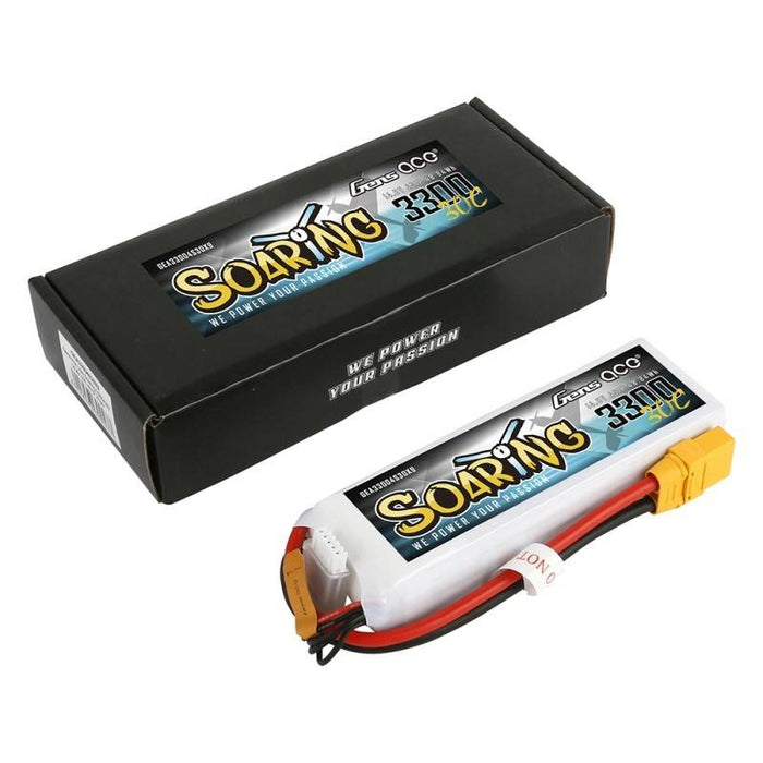 Батерия Gens Ace Soaring 3300mAh 14.8V 30C 4S1P XT90