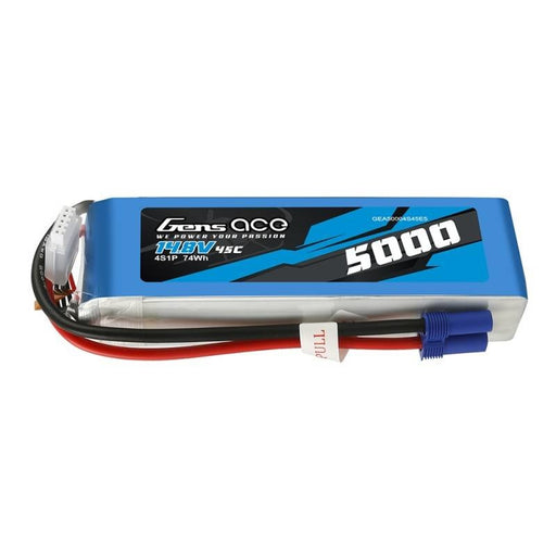 Батерия Gens Ace 5000mAh 14.8V 45C 4S1P