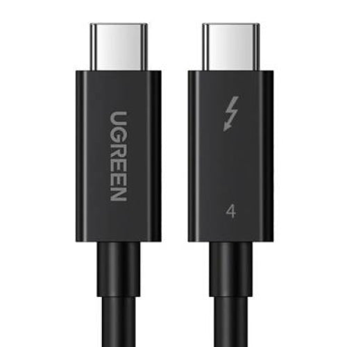 Кабел от USB - C към UGREEN US501 Gen3 100W 4K 0.8m (черен)
