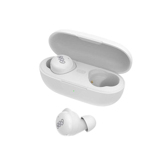 Безжични слушалки QCY T17 TWS Bluetooth 5.1 380mAh бели