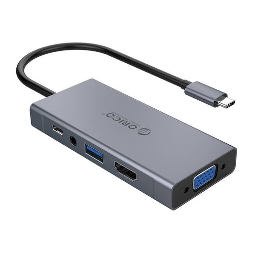 Хъб 5в1 Orico HDMI 4K USB 3.0 VGA AUX USB - C PD 60W