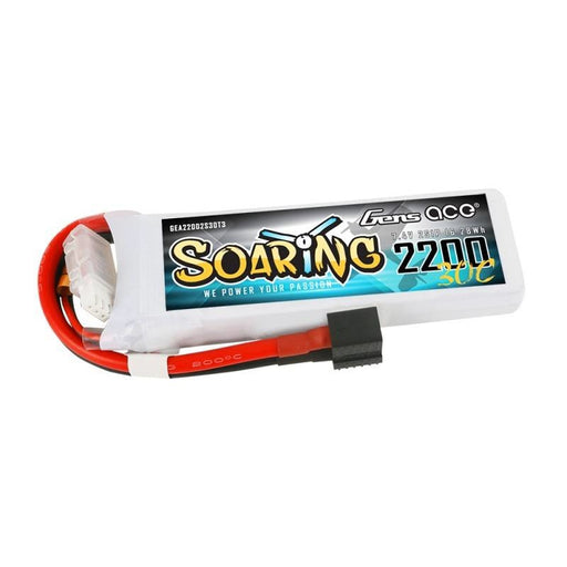 Батерия Gens Ace Soaring 2200mAh 7.4V 30C 2S1P