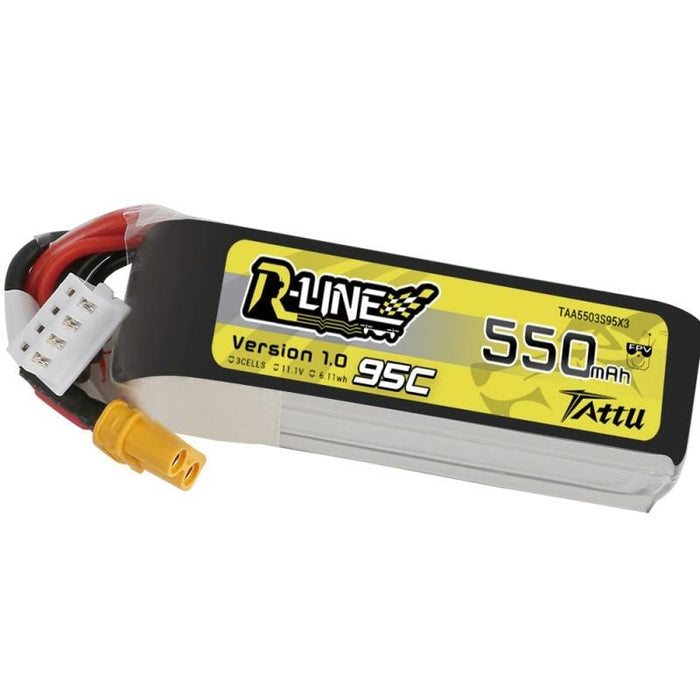 Батерия Tattu R - Line 550mAh 11.1V 95C 3S1P XT30