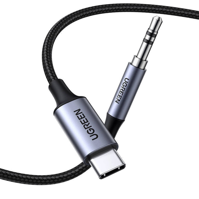 Кабел Ugreen CM450 20192 USB - C към 3.5 mm AUX мини жак 1m