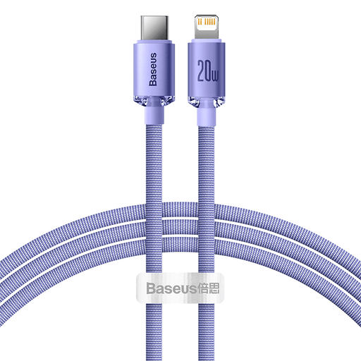 Кабел Baseus Crystal Shine USB - C към Lightning