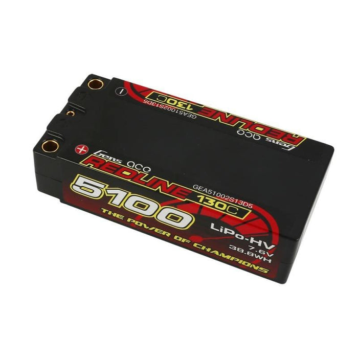 Батерия Gens Ace Redline Series 5100mAh 7.6V 130C