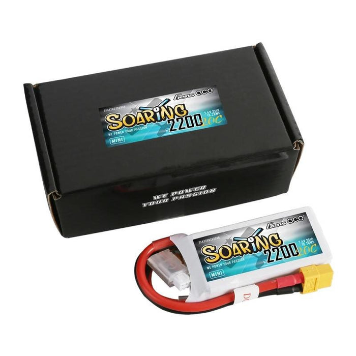 Батерия GensAce Soaring Mini LiPo 2200mAh 7.4V 20C 2S1P