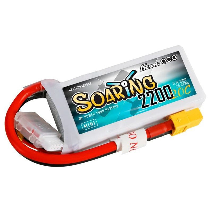 Батерия GensAce Soaring Mini LiPo 2200mAh 11.1V 20C