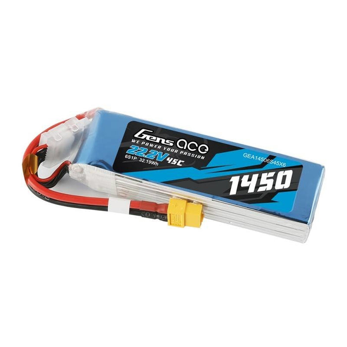 Батерия Gens Ace 1450mAh 22.2V 45C 6S1P