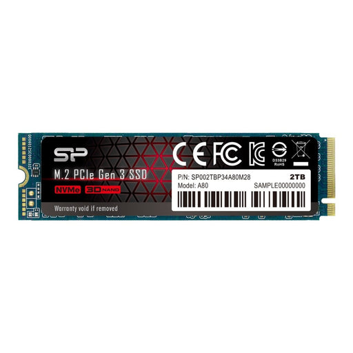 Вътрешен SSD SILICON POWER P34A80 2TB M.2 PCIe Gen3