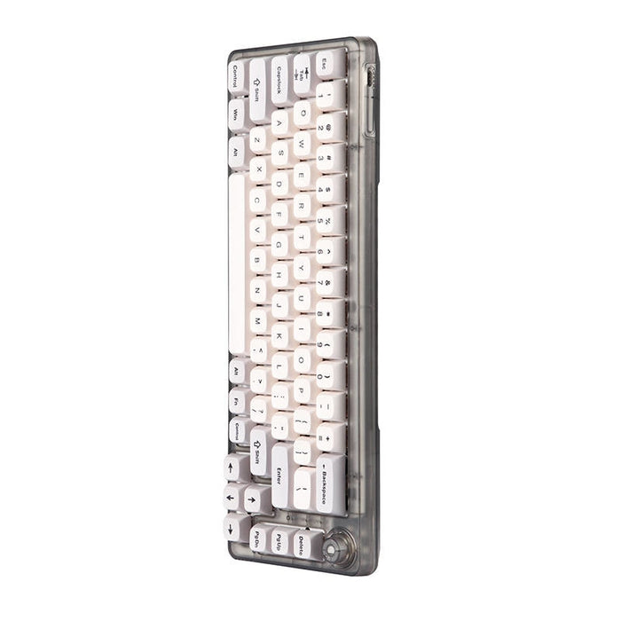 Механична гейминг клавиатура Motospeed CK69 RGB бяла