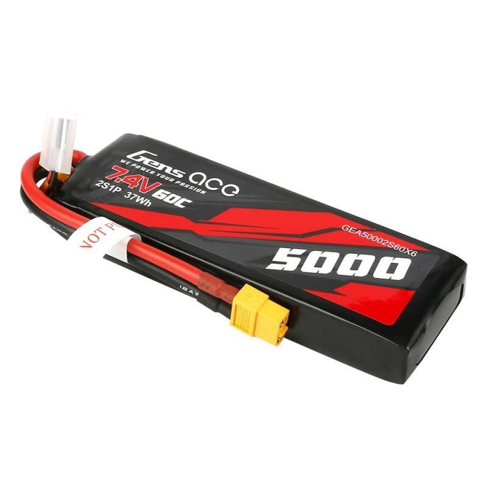 Батерия Gens Ace 5000mAh 7,4V 50C 2S1P XT60 Material Case