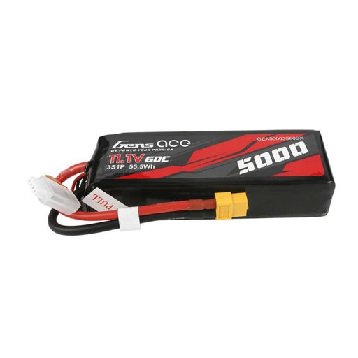 Батерия Gens Ace 5000mAh 11,1V 60C 3S1P Shorty XT60