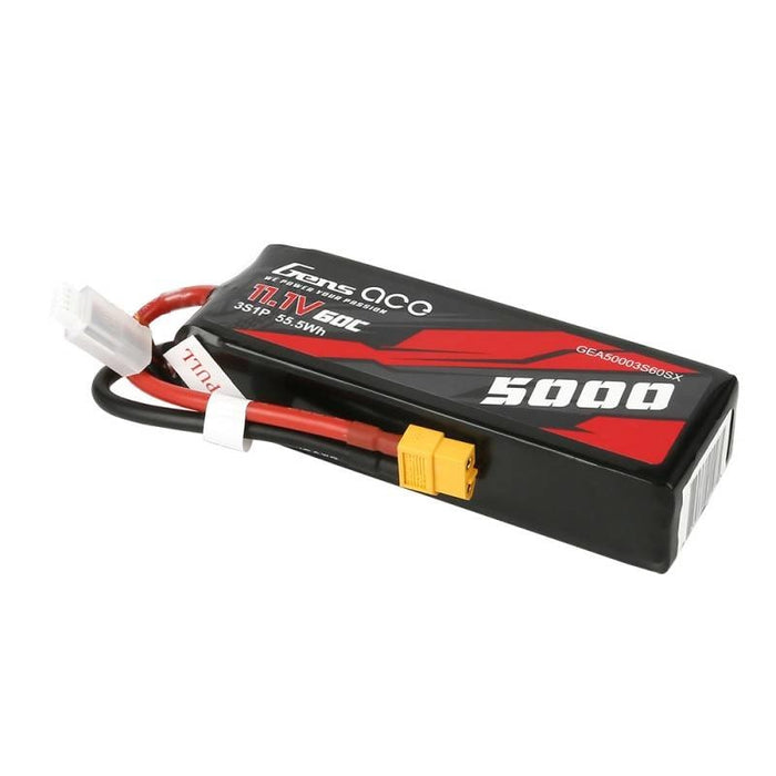 Батерия Gens Ace 5000mAh 11,1V 60C 3S1P Shorty XT60