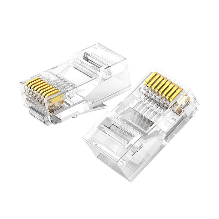 Адаптер Ugreen 60558 RJ45 8P8C Cat 6 100 броя прозрачен