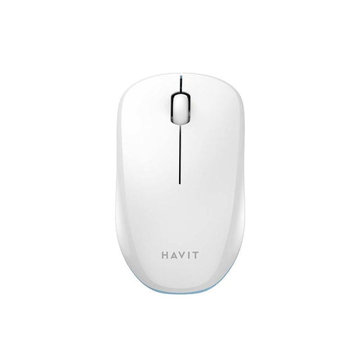 Havit MS66GT - WB Универсална Безжична мишка (бял&blue)