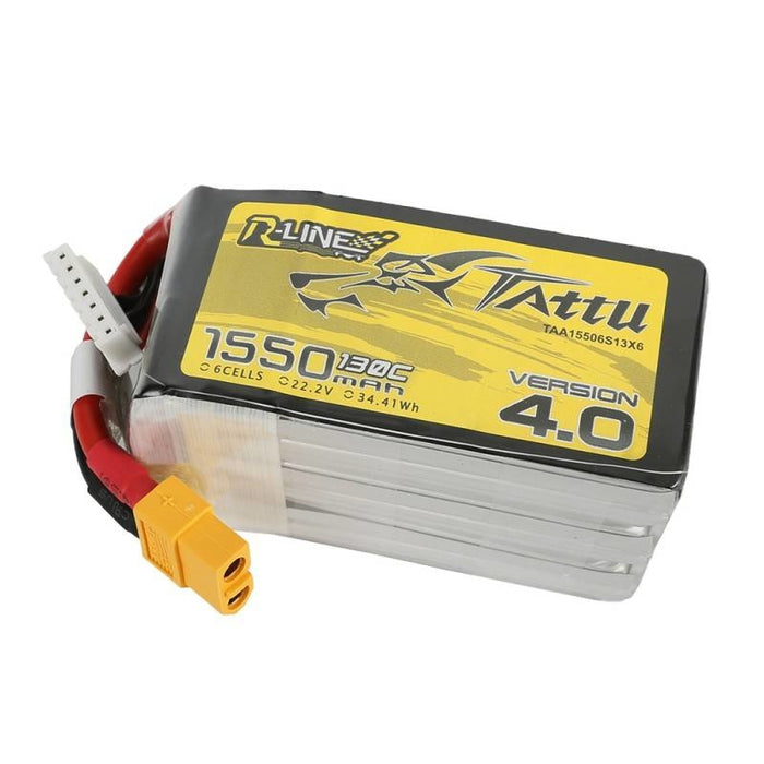 Батерия Tattu R - Line 4.0 1550mAh 22.2V 130C 6S1P XT60