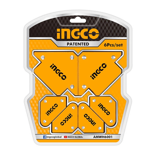 Комплект магнитни държачи INGCO AMWH6001 за заваряване 6 бр.