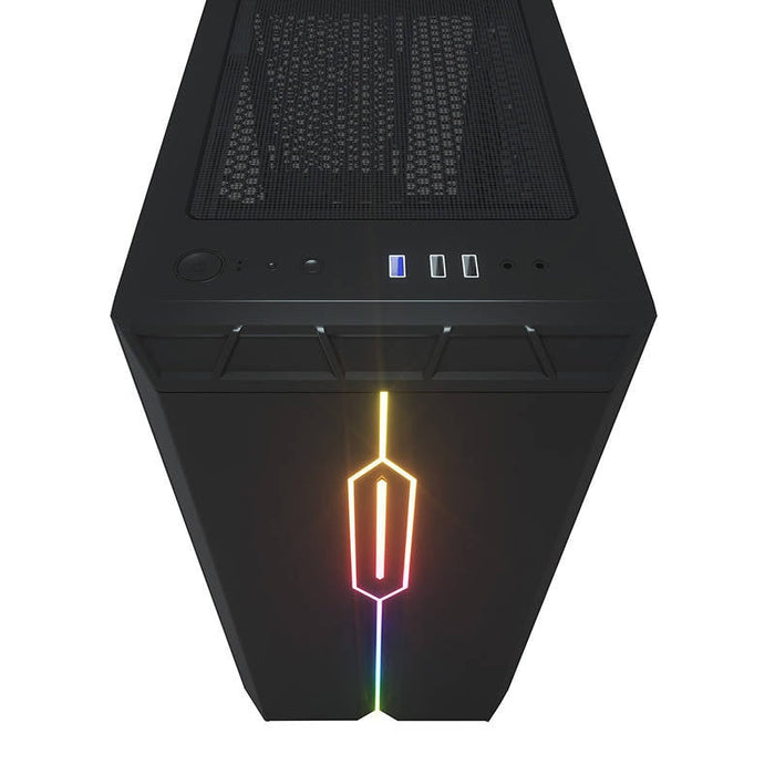 Darkflash DLM23 компютърна кутия LED (черен)