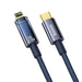 Кабел Baseus Explorer USB - C към Lightning 20W 2m син