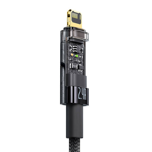 Кабел Baseus Explorer USB към Lightning 2.4A 2m черен